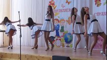 OOPS accidentally. Girls model beautiful dancing