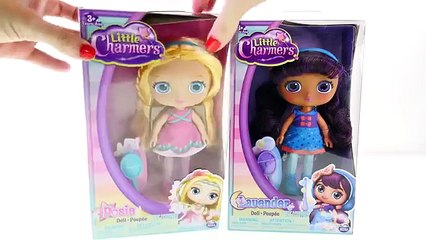 Little Charmers Posie and Lavender Dolls Play Doh Poupée Dress - DCTC Toy Videos