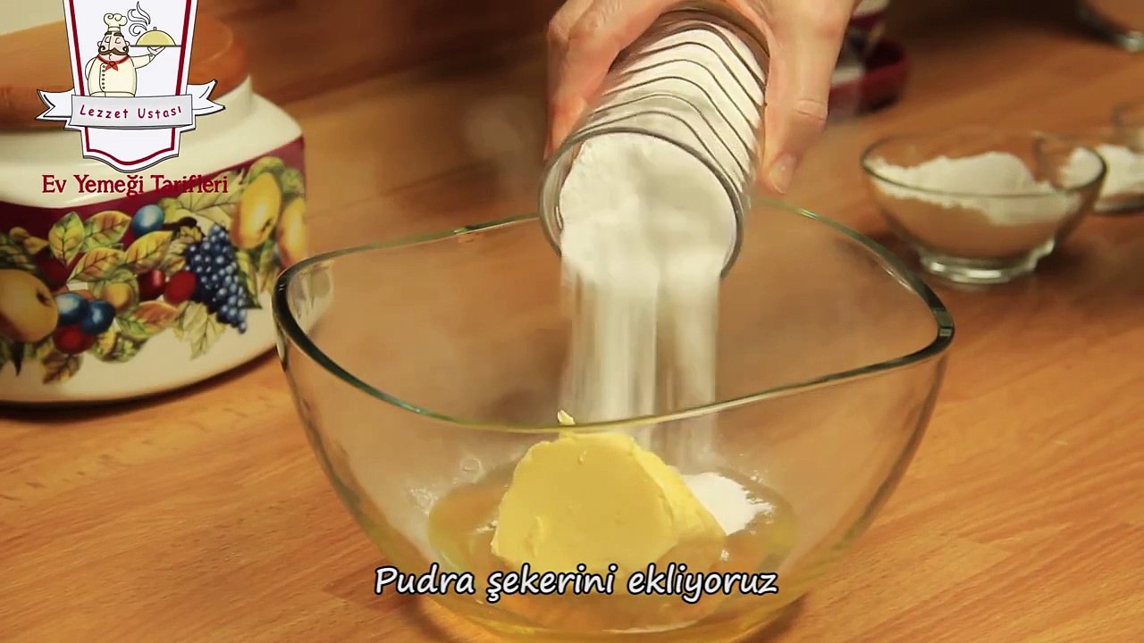 Tarçınlı Ceviz Parçacıklı Kurabiye Tarifi - Nişastalı Ağızda Dağılan Nefis Tat