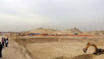 مشاهد من الحفر بقناة السويس الجديدة ديسمبر 2014