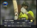 Watch Shahid Afridi’s 2 Fours & 4 Sixes in One Over against Sri Lanka