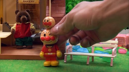 アンパンマンおもちゃアニメ&シルバニアの「森の水車のパン屋さん」