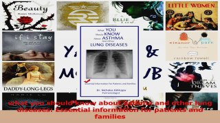 PDF Download  what you should know about asthma and other lung diseases Essential information for PDF Full Ebook