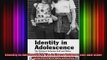 Identity In Adolescence The balance between self and other Adolescence and Society