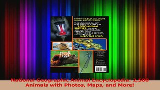 National Geographic Animal Encyclopedia 2500 Animals with Photos Maps and More PDF
