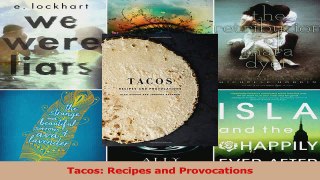 Tacos Recipes and Provocations PDF