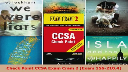 Check Point CCSA Exam Cram 2 Exam 1562104 PDF