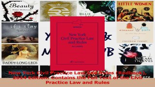 PDF Download  New York Civil Practice Law and Rules Redbook 2014 Edition Contains the Full Text of PDF Full Ebook