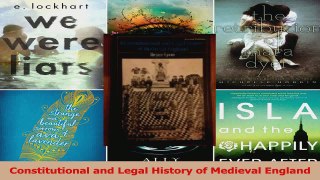 PDF Download  Constitutional and Legal History of Medieval England Read Online