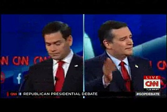Cruz and Rubio foodfight about immigration 2