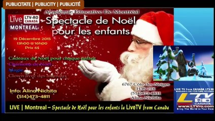 2015-12-19 PUBLICITE - Spectacle de Noêl pour les enfants organisée par l`Academie Éducative de Montreal - Alina NICHITA