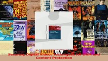 Read  Securing Digital Video Techniques for DRM and Content Protection Ebook Free
