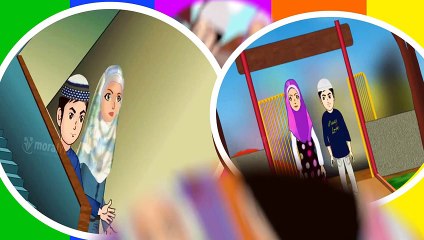When entering into toilet and Dua - Muslims Islamic Cartoon for Children