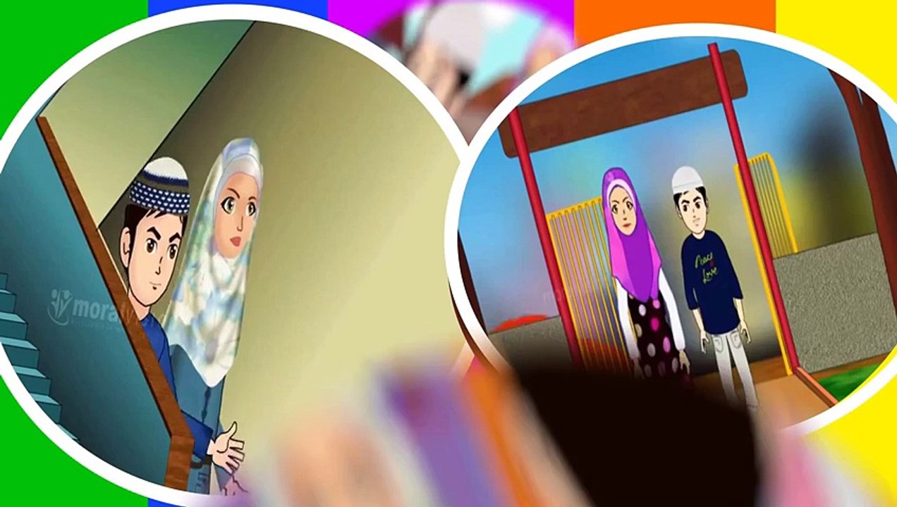 When entering into toilet and Dua - Muslims Islamic Cartoon for Children