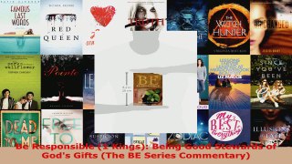 Download  Be Responsible 1 Kings Being Good Stewards of Gods Gifts The BE Series Commentary PDF Online