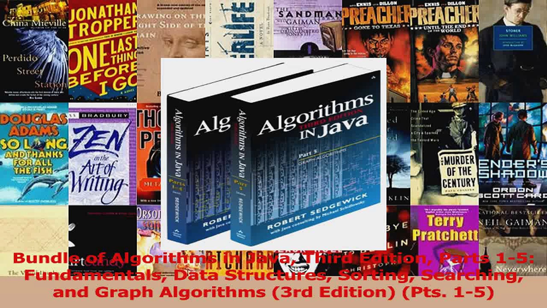Bundle of Algorithms in Java Third Edition Parts 15 Fundamentals Data Structures Sorting Download