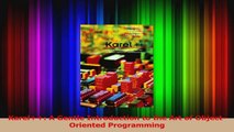 Read  Karel A Gentle Introduction to the Art of ObjectOriented Programming Ebook Free