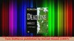 The Deadline A Novel About Project Management by Tom DeMarco published by Dorset House Read Online