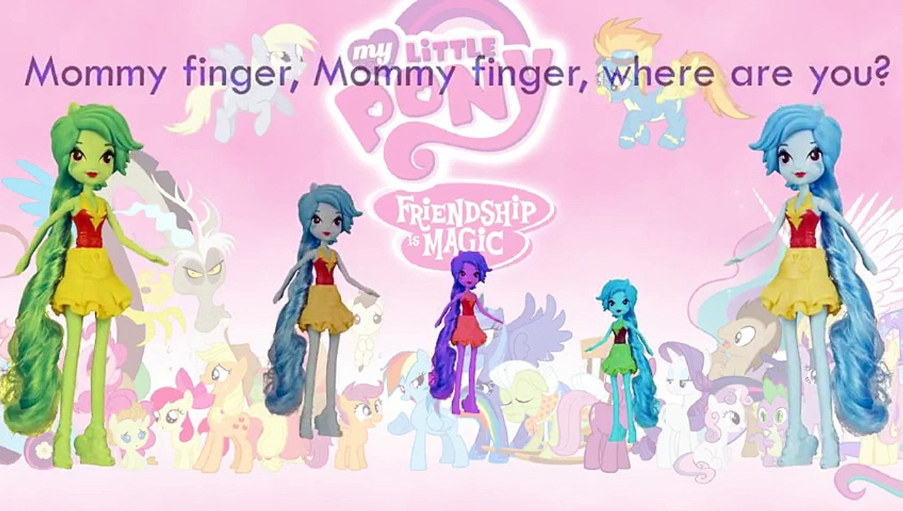 Finger Family MLP | Daddy Finger Daddy Finger | My Little Pony Cartoon Nursery Rhymes