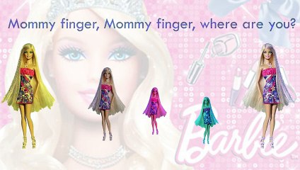 Finger Family Barbie Pop Family Nursery Rhyme| Barbie Pop Finger Family Songs | Finger Fam