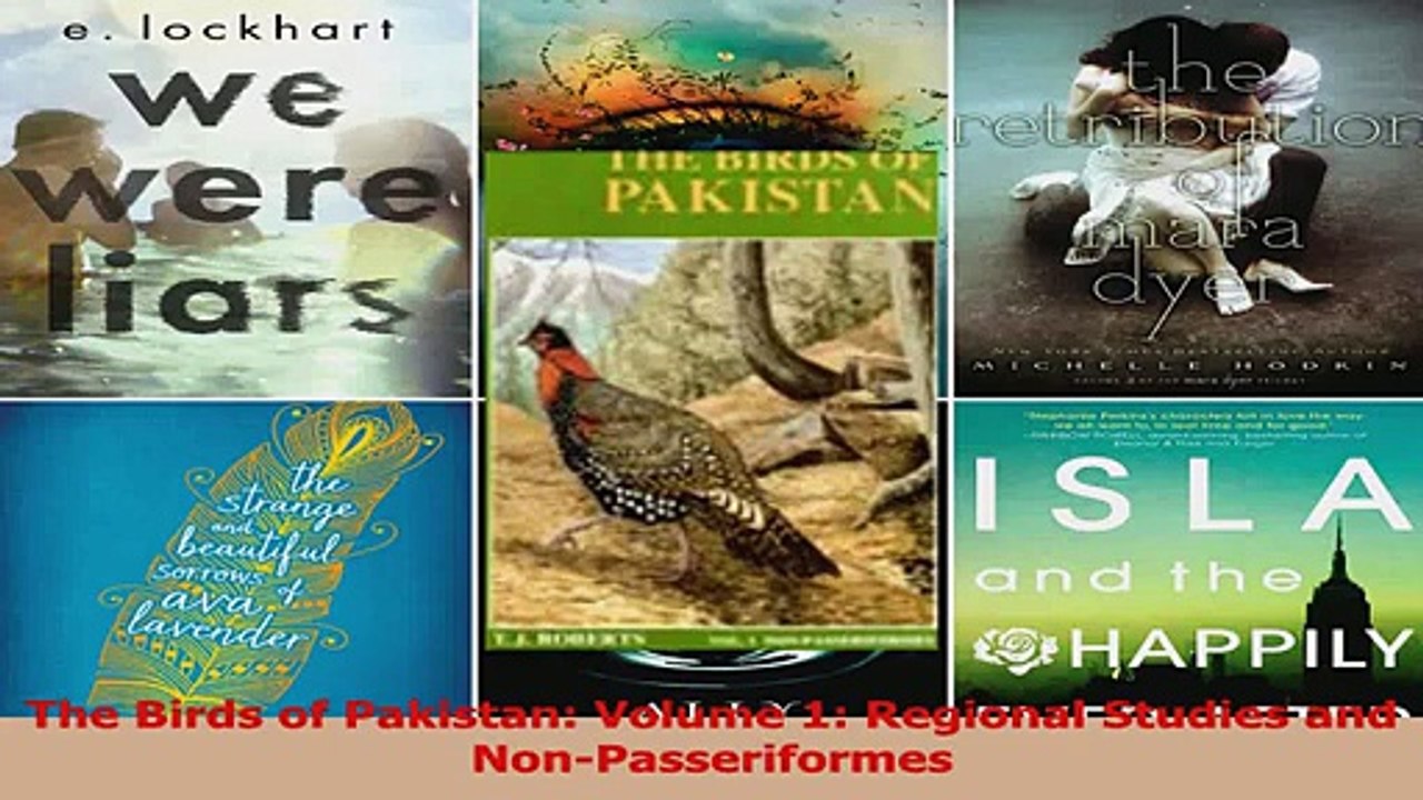 PDF Download  The Birds of Pakistan Volume 1 Regional Studies and NonPasseriformes Read Full Ebook