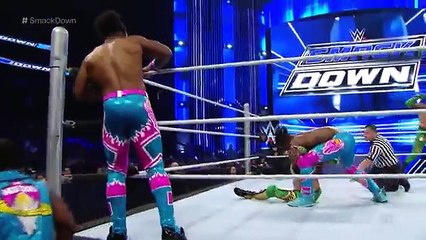 Lucha Dragons vs. Kofi Kingston & Xavier Woods of The New Day׃ SmackDown, Dec. 17, 2015