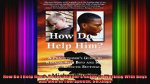 How Do I Help Him A Practitioners Guide To Working With Boys and Men in Therapeutic