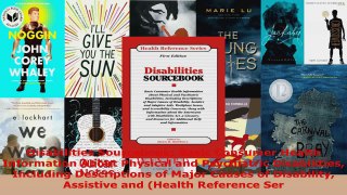 Read  Disabilities Sourcebook Basic Consumer Health Information About Physical and Psychiatric Ebook Free