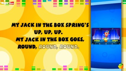 My Jack In The Box Lyrical Video | English Nursery Rhymes Full Lyrics For Kids & Children