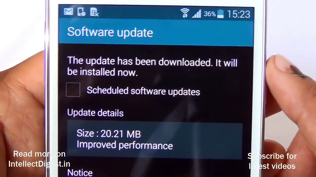Update Samsung Galaxy S5 Firmware or Software- Step By Step Video Tutorial