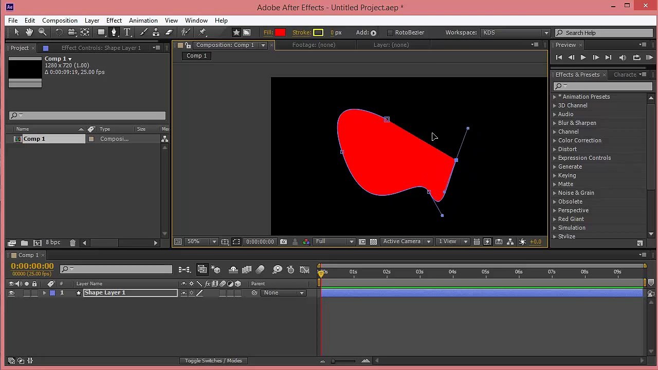 After Effects Hindi Tutorials--Part 11--Pen Tool