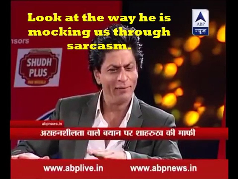 Shameless Shahrukh Khan - Every Indian Must watch