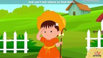 Little Bo Peep - Nursery Rhyme with Karaoke