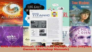Read  RMS Titanic Manual 19091912 Olympic Class Haynes Owners Workshop Manuals Ebook Free