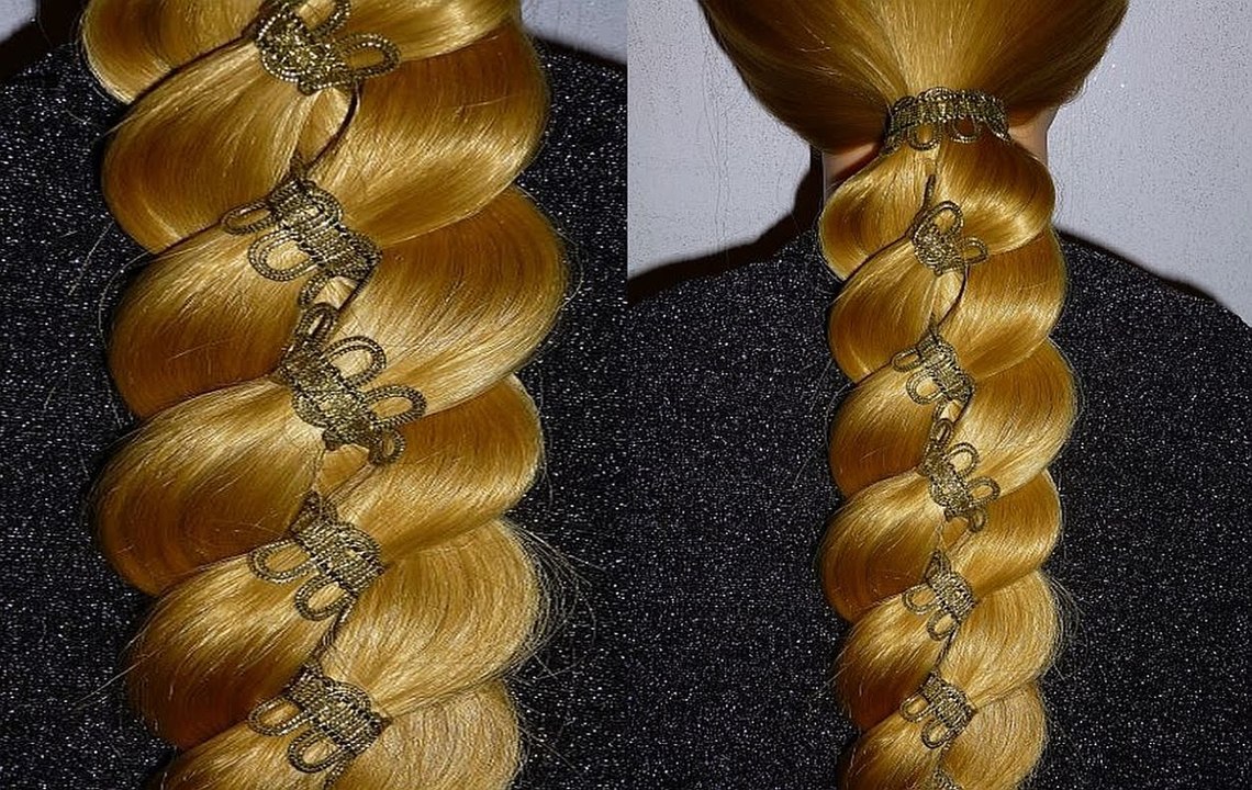 Braid with Lace Tutorial Simple and Easy