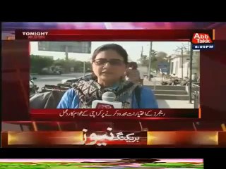Fareeha Idrees Shows What people of Karachi think about Rangers Extension