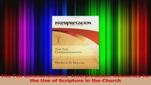 PDF Download  The Ten Commandments Interpretation Resources for the Use of Scripture in the Church Read Online
