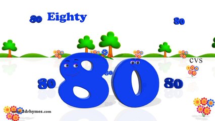 Learn Numbers Song 1 to 100 Counting 3D Animation Numbers Rhymes for Children