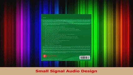 PDF Download  Small Signal Audio Design Download Full Ebook