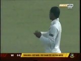 Chris Gayle Hits SIX  On First Ball of a Test Match