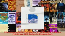 Read  Microeconomics Principles Problems  Policies McGrawHill Series in Economics Ebook Free