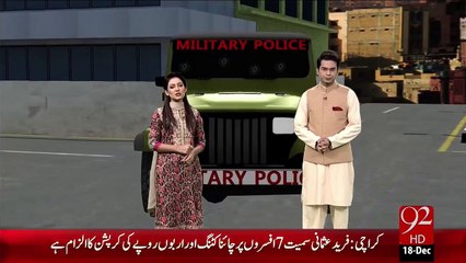 Millitry Police Pr Hamly Ki Pori CCTV Footage Sirf 92News Pr – 18 Dec 15 - 92 News HD