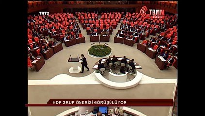 Ahmet Yildirim HDP Mus Milletvekili Evet Öcalan Baris Mimaridir.