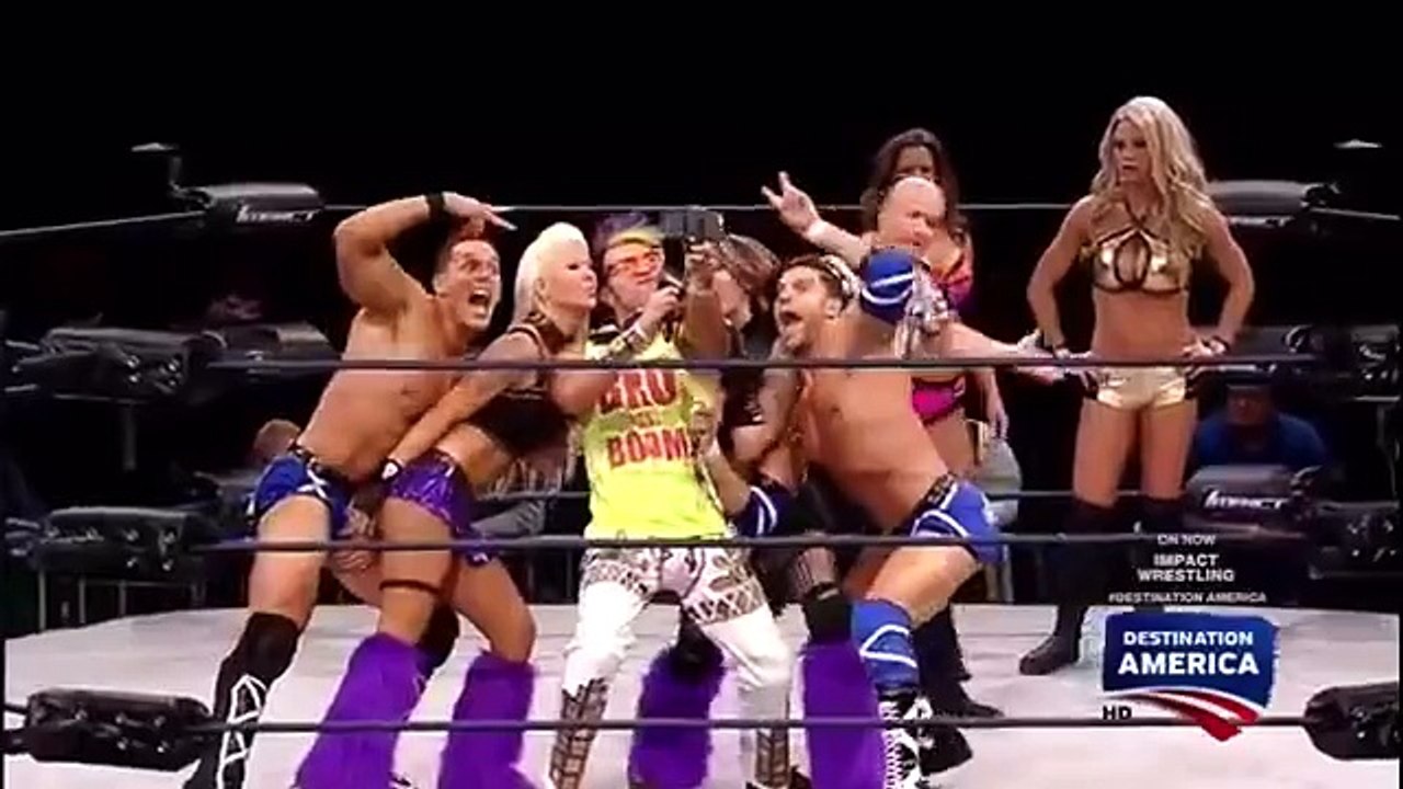 wrestling  vs  Brooke & Taryn Terrell FULL MATCH