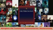 PDF Download  Abingdon Old Testament Commentaries Deuteronomy Read Online