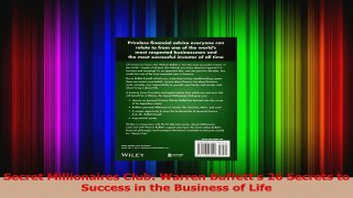 Secret Millionaires Club Warren Buffetts 26 Secrets to Success in the Business of Life Download