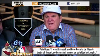 ESPN First Take - Pete Rose Reacts to Lifetime Ban Being Upheld