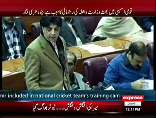 Ch Nisar Speech In National Assembly - 18th December 2015
