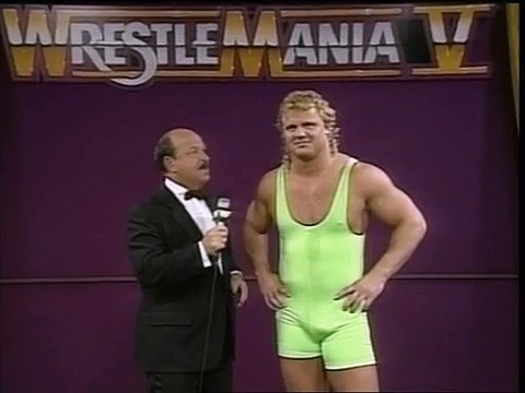 WWF Wrestlemania V - Mr. Perfect Bonus Post-Match Interview