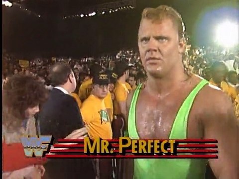 WWF Wrestlemania V - The Blue Blazer Vs. Mr. Perfect